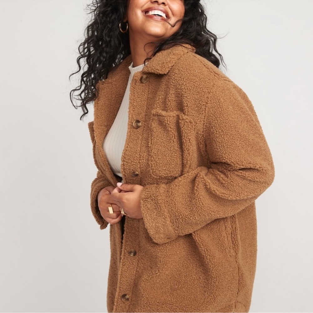 Old Navy Soft-Brushed Long Utility Shacket for Women